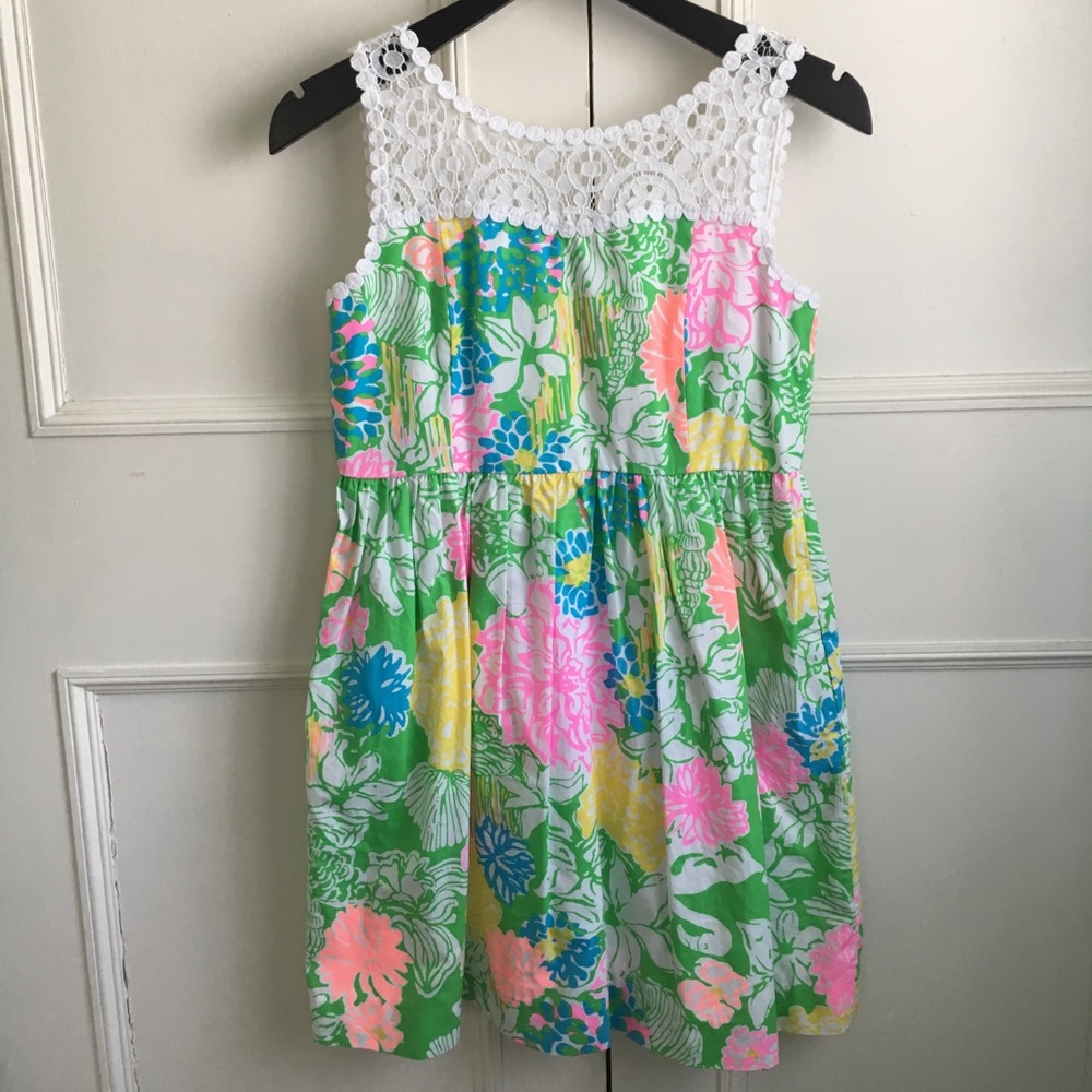 Lilly Pulitzer Girls Floral Spring Dress